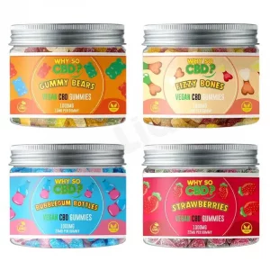 Why So CBD? 1500mg Broad Spectrum CBD Small Vegan Gummies
