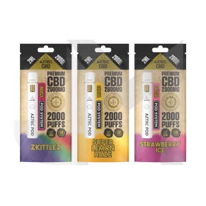 Aztec CBD 2000mg Broad Spectrum Starter Pro Pod Vape Kit 2000 Puffs